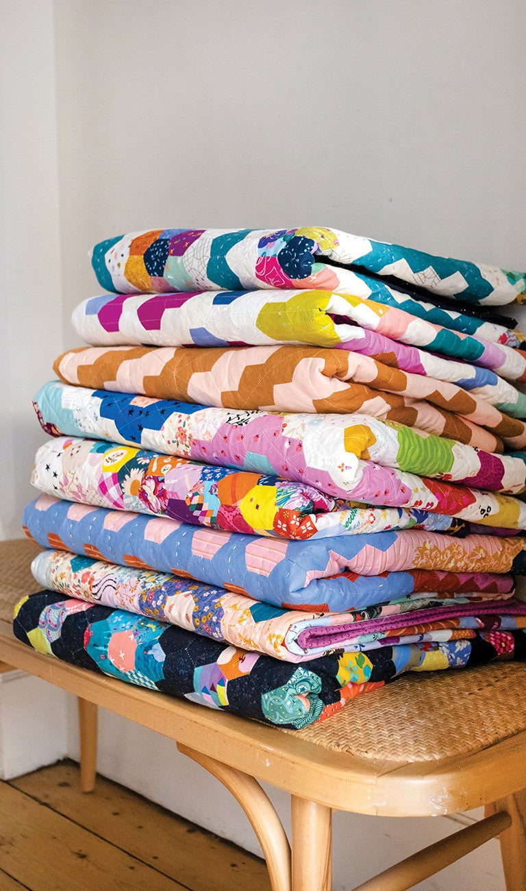 50 Hexagon Quilts