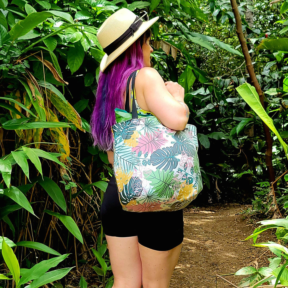 Splash Laminate Market Tote Sewing Kit - Juanita