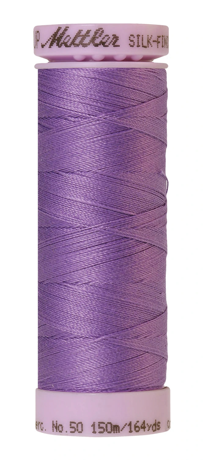 Mettler 0029 Silk-Finish 50wt Solid Cotton Thread 164yd/150M English Lavender