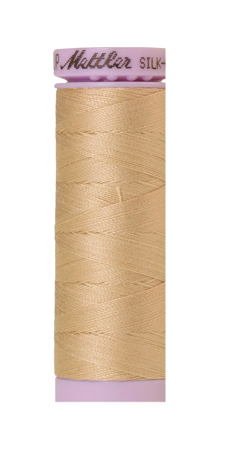 Mettler 0260 Silk-Finish 50wt Solid Cotton Thread 164yd/150M Oat Straw