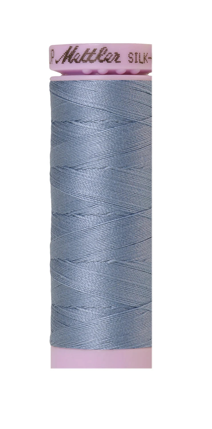 Mettler 0350 Silk-Finish 50wt Solid Cotton Thread 164yd/150M Summer Sky