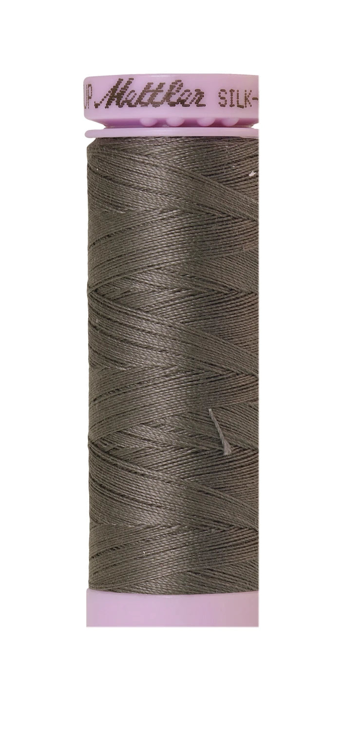 Mettler 0415 Silk-Finish 50wt Solid Cotton Thread 164yd/150M Old Tin