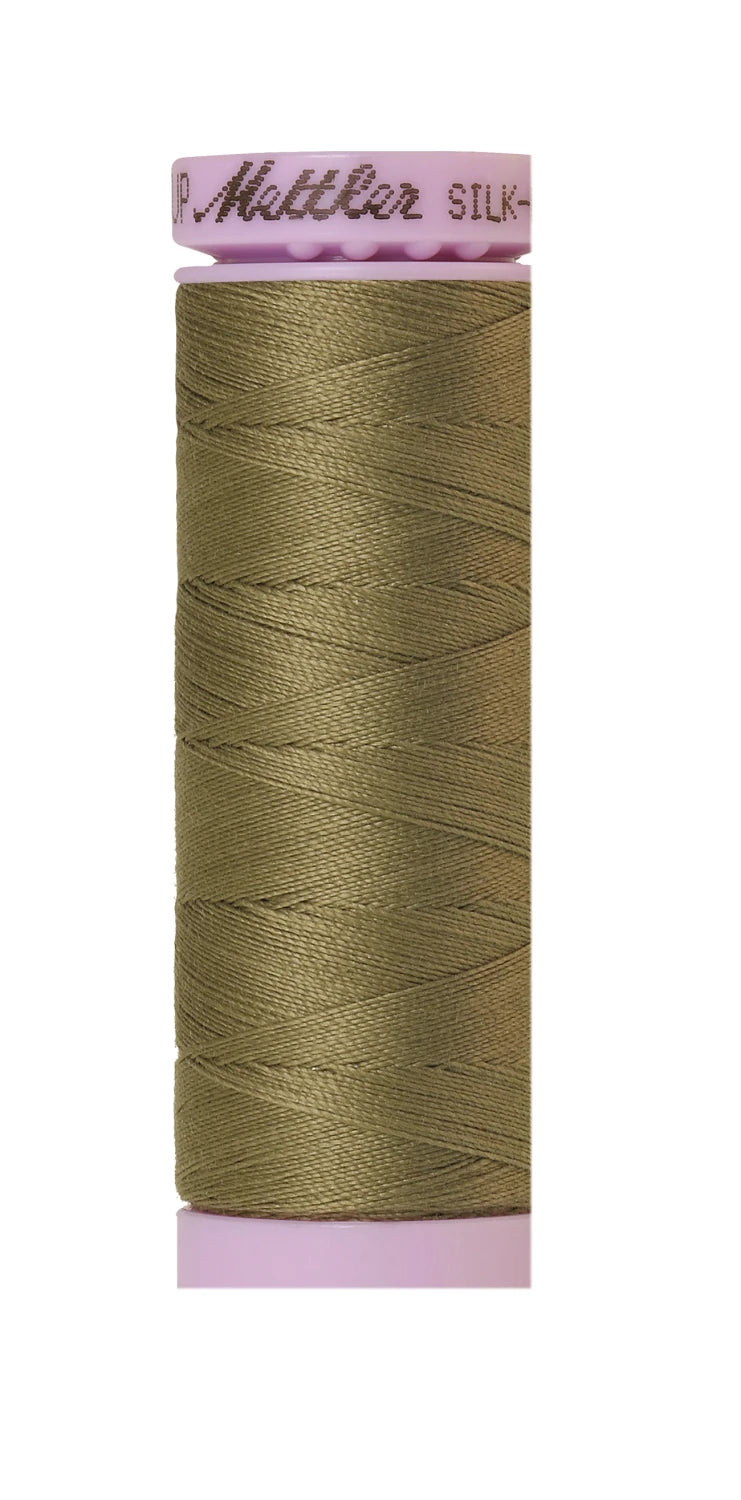 Mettler 0420 Silk-Finish 50wt Solid Cotton Thread 164yd/150M Olive Drab