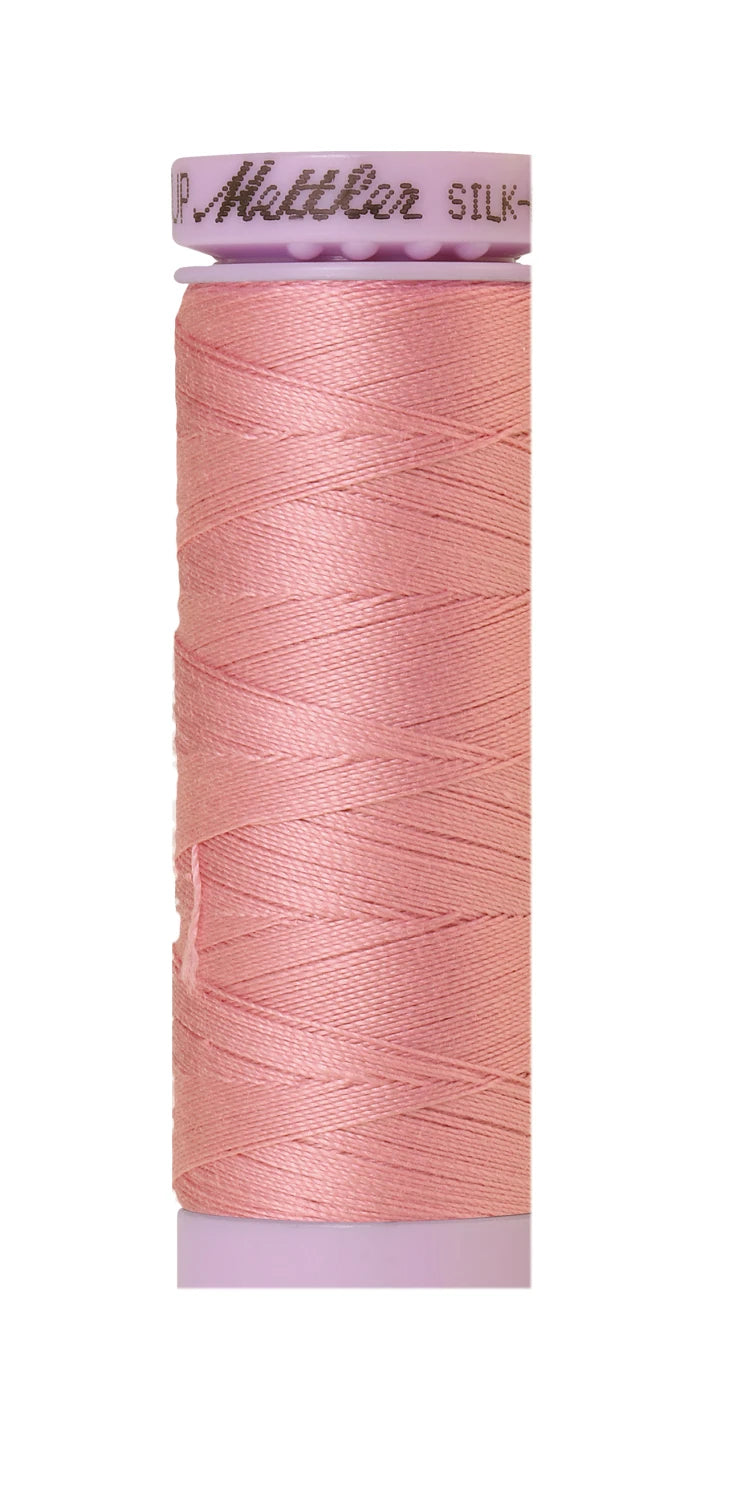 Mettler 1057 Silk-Finish 50wt Solid Cotton Thread 164yd/150M Rose Quartz