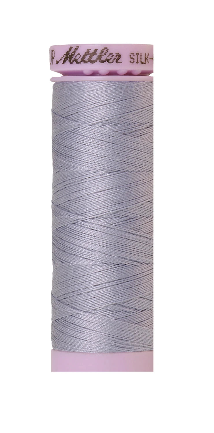 Mettler 1373 Silk-Finish 50wt Solid Cotton Thread 164yd/150M Cosmic Sky
