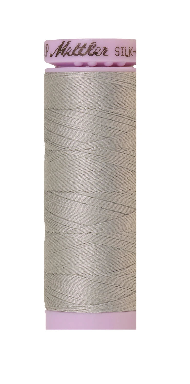 Mettler 2791 Silk-Finish 50wt Solid Cotton Thread 164yd/150M Ash