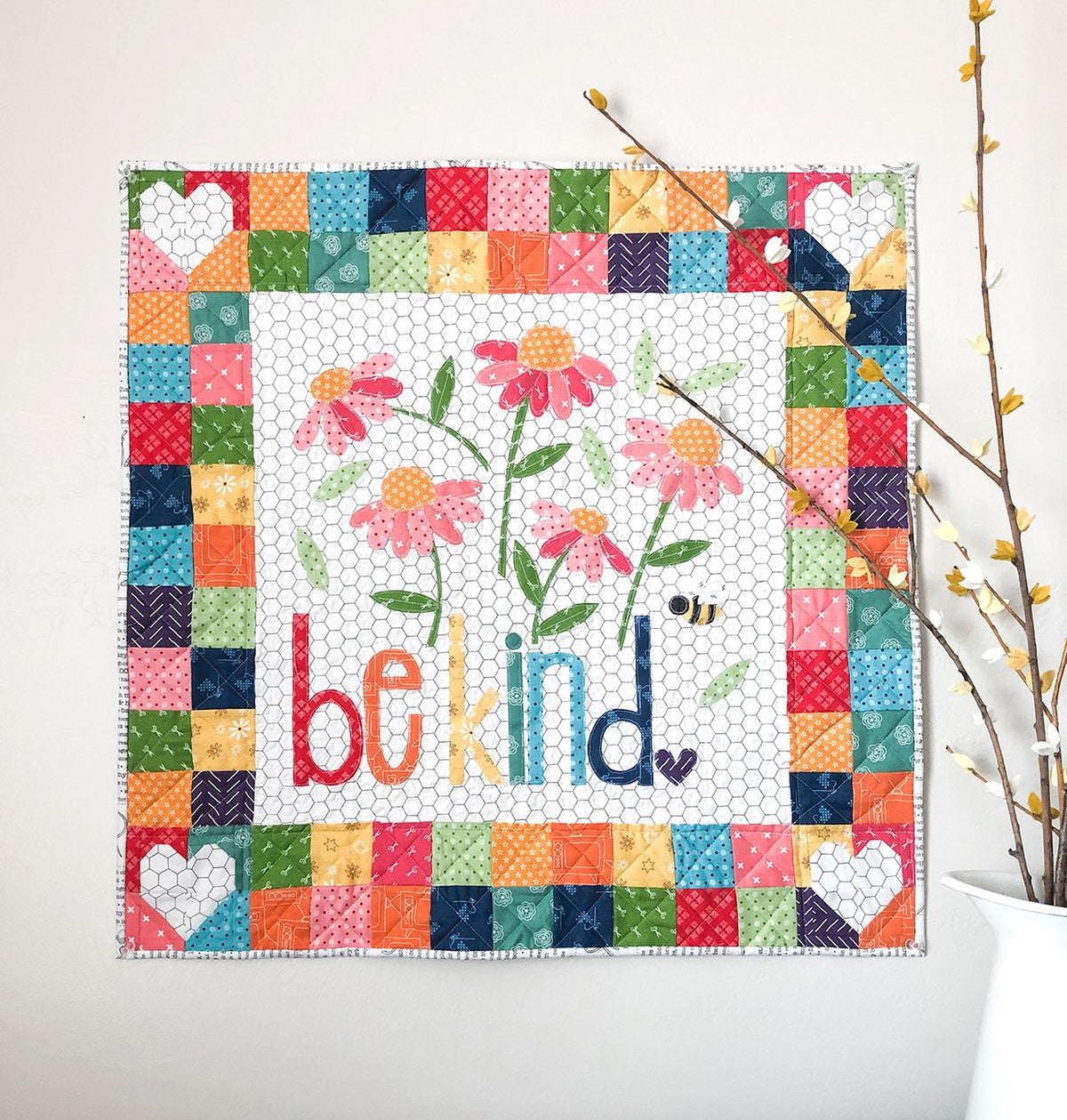 Be Kind mini quilt