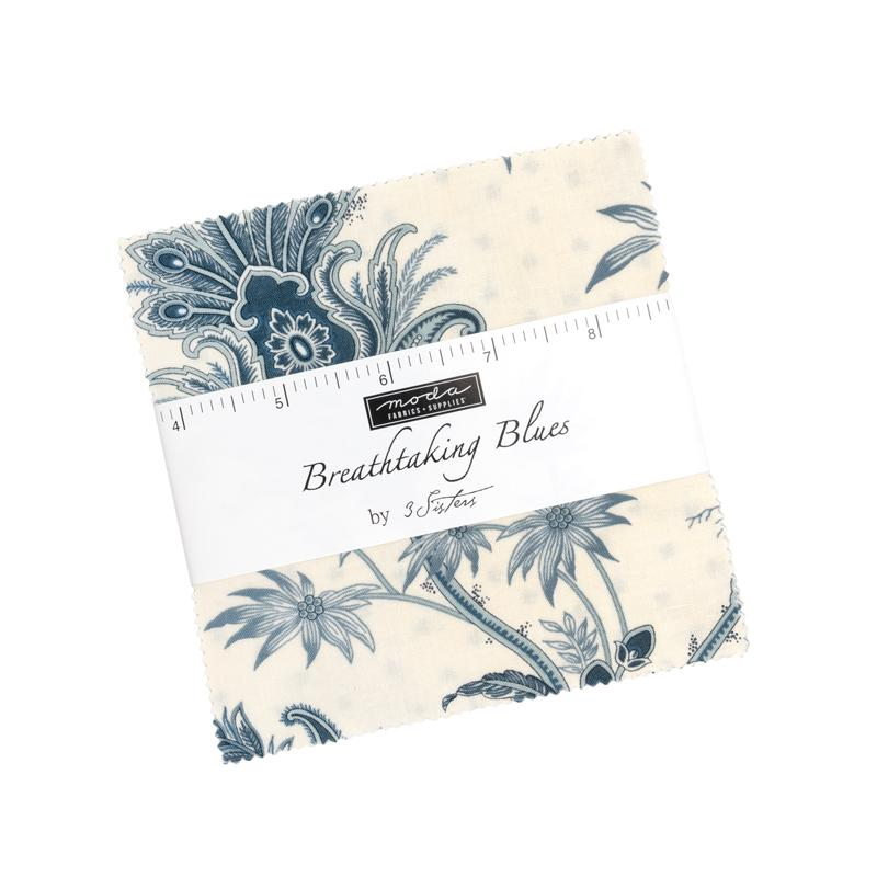Breathtaking Blues Charm Pack 5" Squares