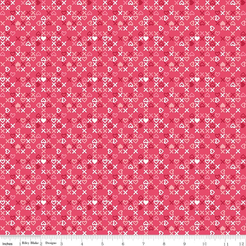 Bloom & Heart Sweet XOXO Raspberry