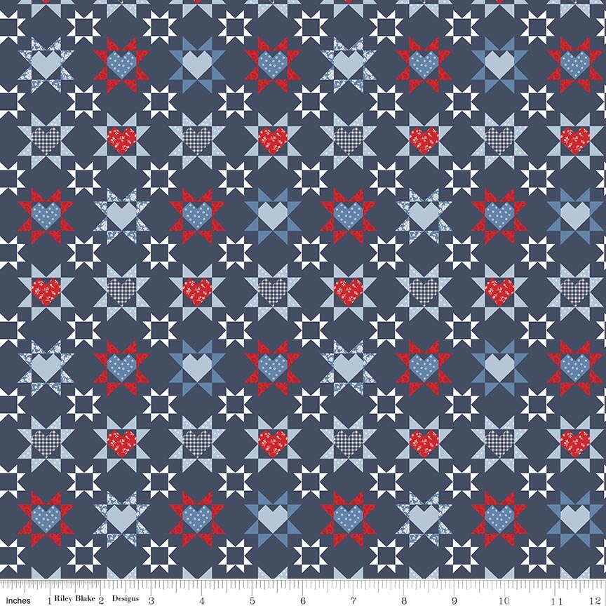 Hooray for the USA Quilt Denim