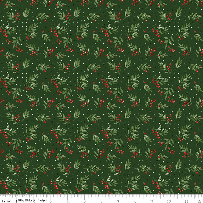 Peace on Earth Tossed Berries Forest
