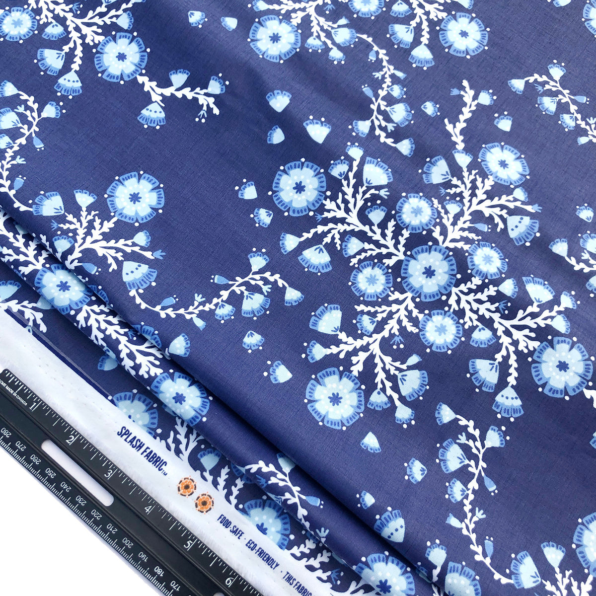 Splash Laminate Cotton Fabric 1 Yard Cut - Monterey