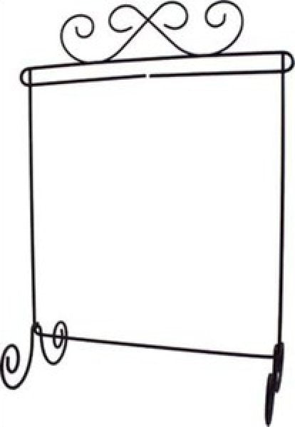 Hanger - 12 inch x 14 inch - Scroll Single