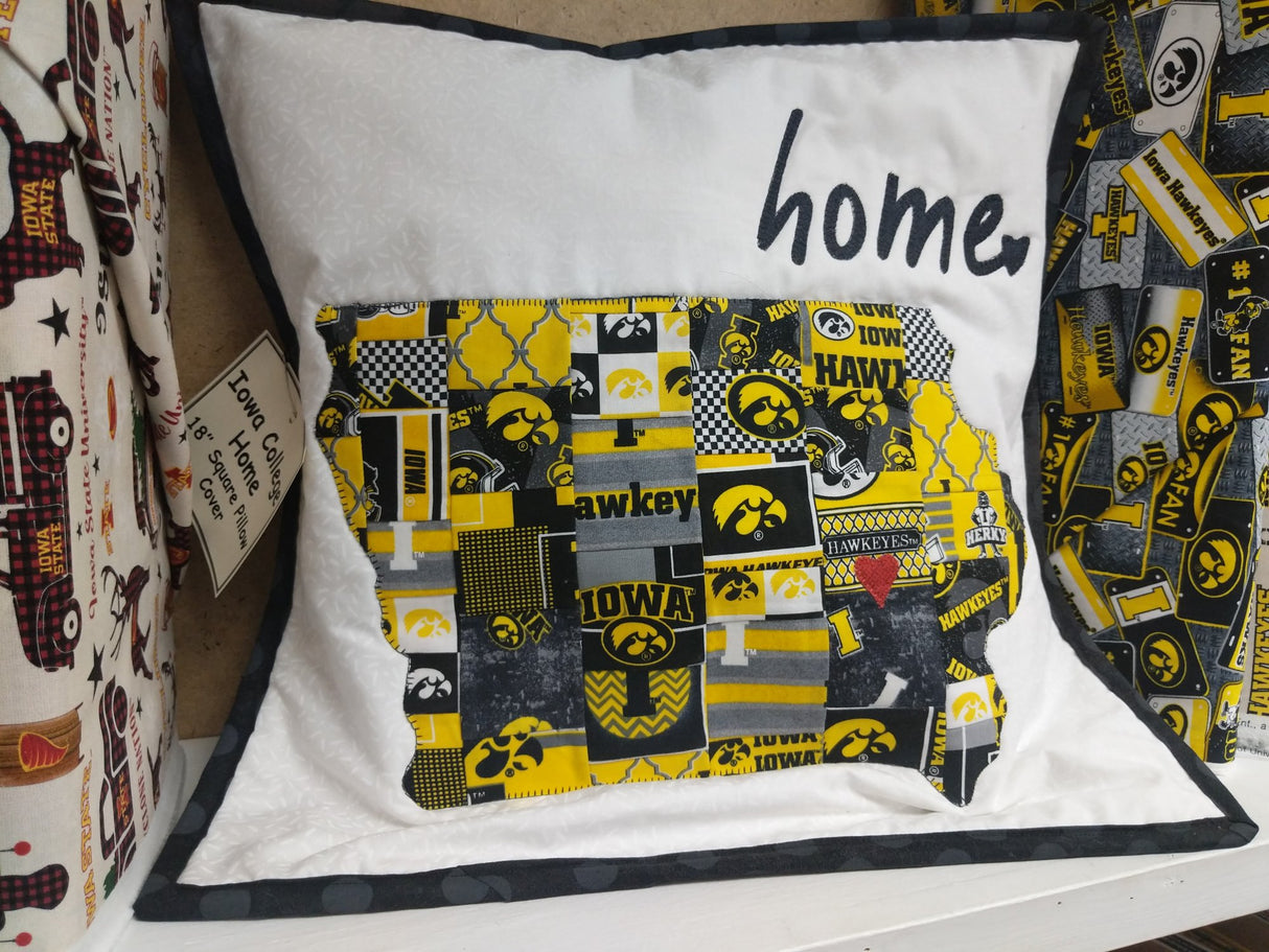 Iowa Home Pillow Cover