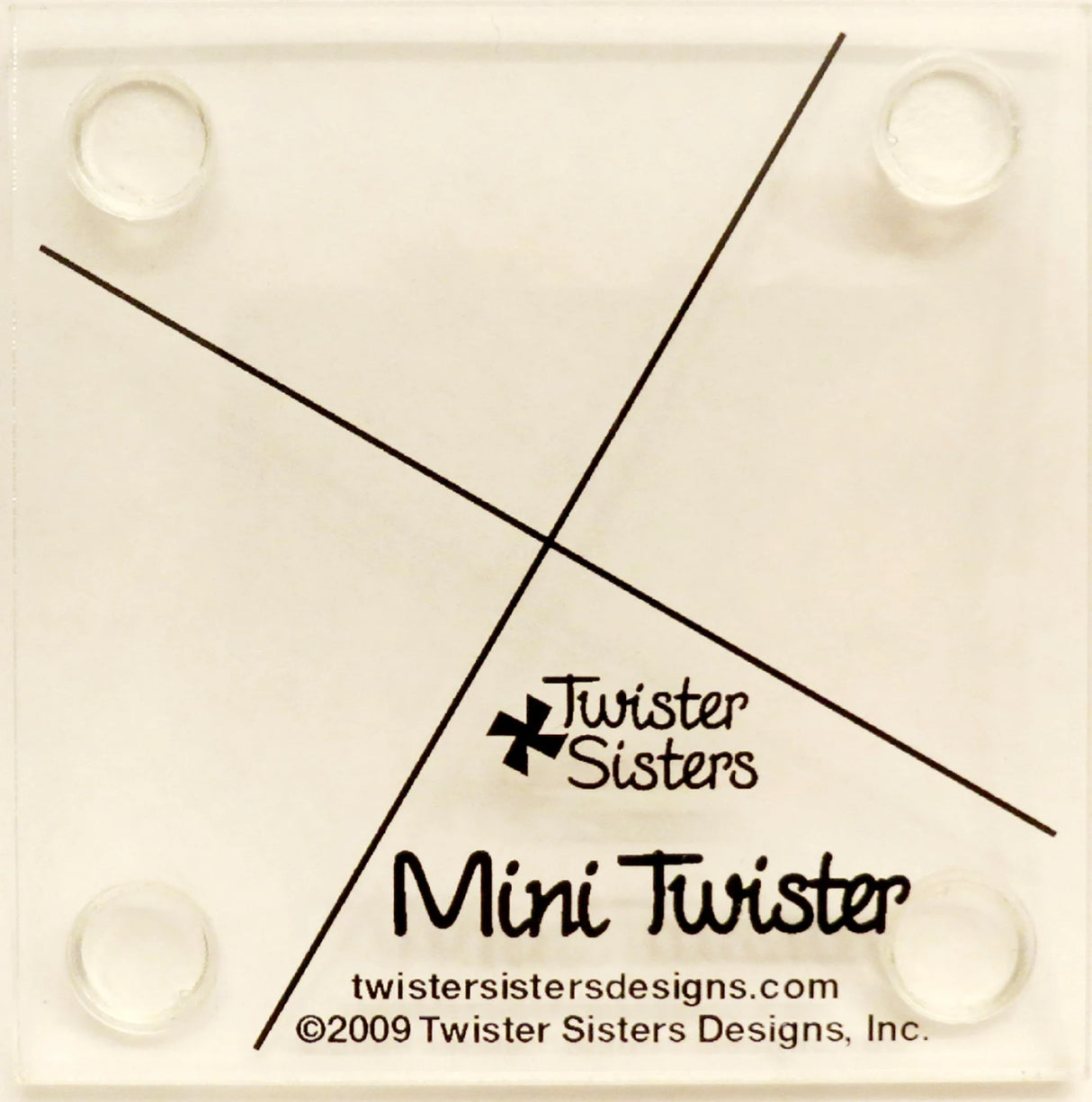 Mini Twister Pin Wheel Tool and Table Runner Pattern