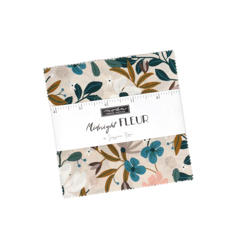Midnight Fleur Charm Pack 38170PP Moda Precuts#1