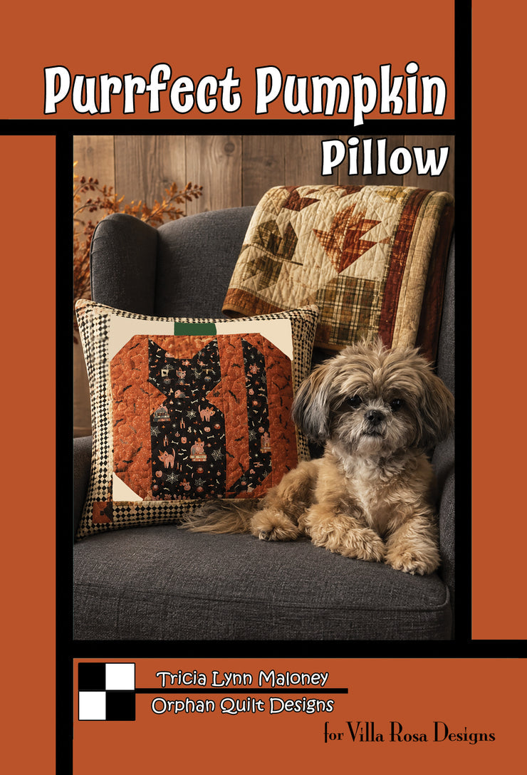VR Purrfect Pumpkin Pillow Pattern