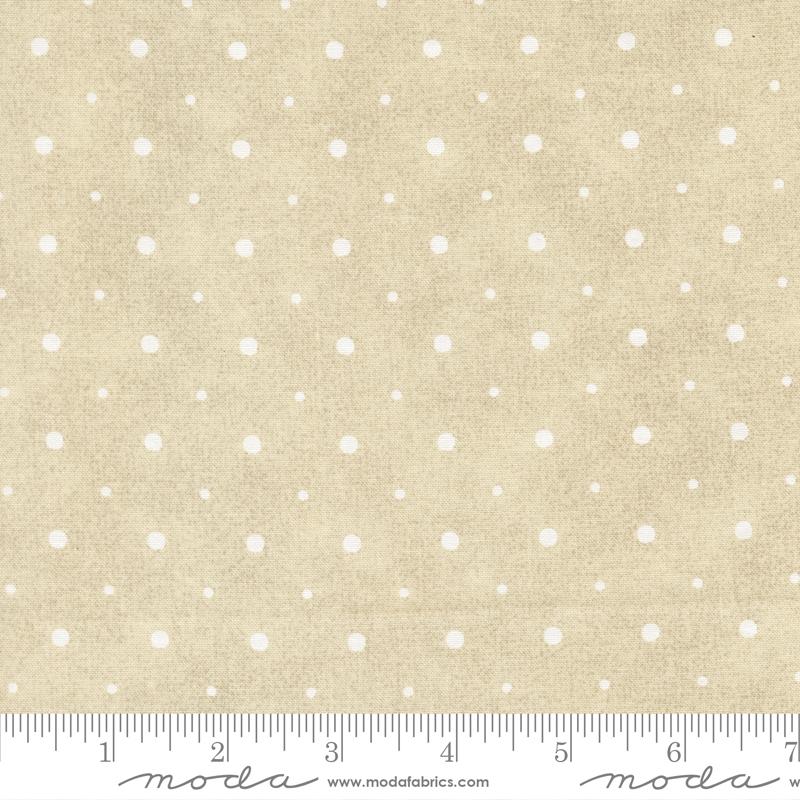 Posh Ivory White Dot 5699
