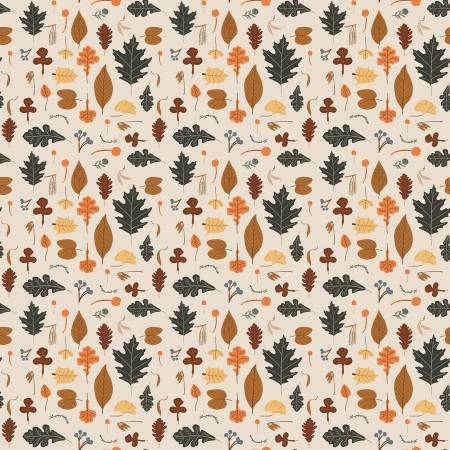 Pumpkin Spice Leaves Ivory 804072