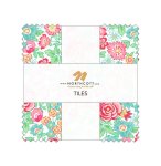 Quilting In Bloom Large Rose White Multi 6542