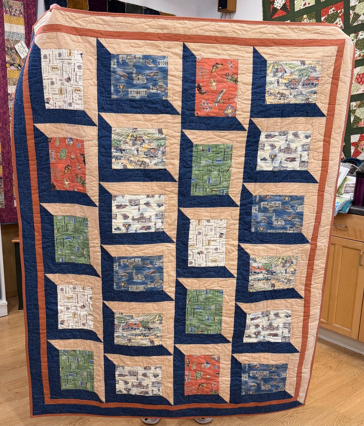 Shadow Box Quilt Pattern