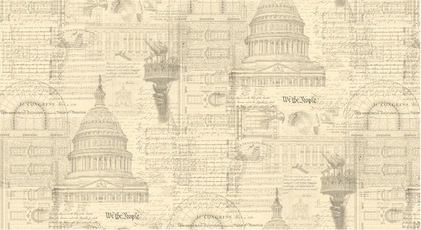 108" 3 Sisters Patriotic Parchment 6W100