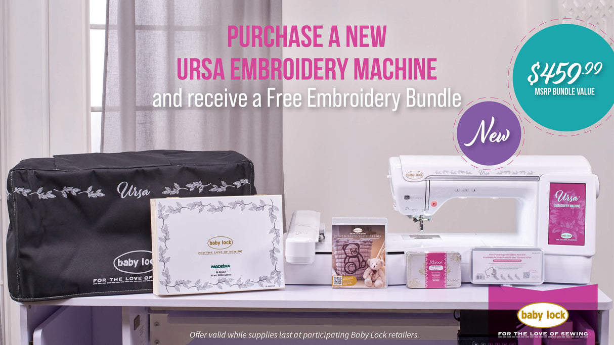 Ursa Embroidery Machine with Bundle