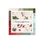 2.5in Strips Snowtop Mountain Flannel 40pcs/bundle
