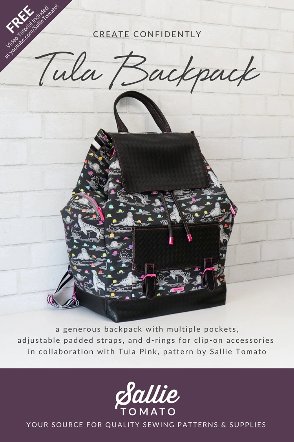 Tula Backpack Paper Pattern