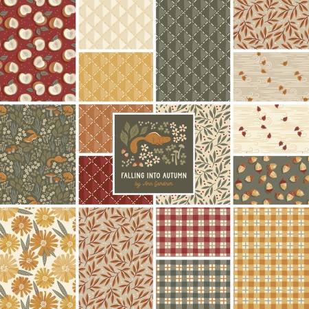 5In Squares Falling Into Autumn 42Pcs/Bundle