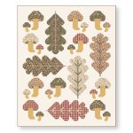 5In Squares Falling Into Autumn 42Pcs/Bundle