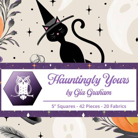 5in Squares Hauntingly Yours 42pcs 2-4pcs of Each Print