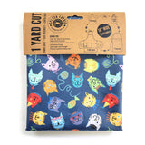 Splash Laminate Cotton Fabric 1 Yard Cut - Alley Cats