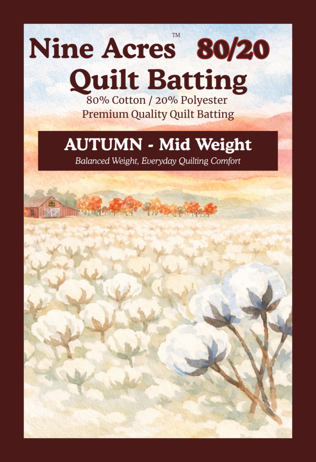 Nine Acres 80/20 Quilt Batting