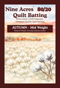 Nine Acres 80/20 Quilt Batting