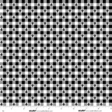 I Made A Boo-Boo Gingham Skull Black Fabric 806325