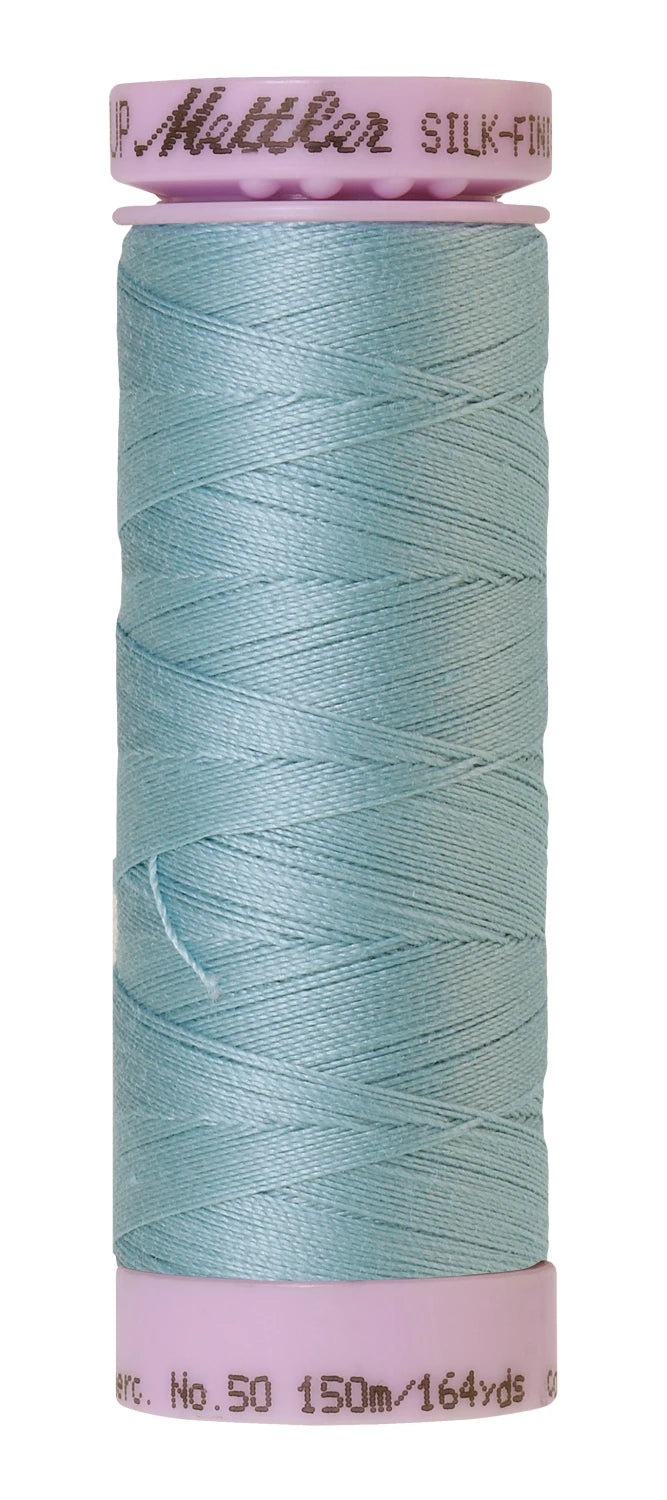 Mettler 0020 Silk-Finish 50wt Solid Cotton Thread 164yd/150M Rough Sea
