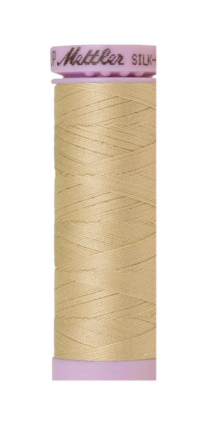 Mettler 0265 Silk-Finish 50wt Solid Cotton Thread 164yd/150M Ivory
