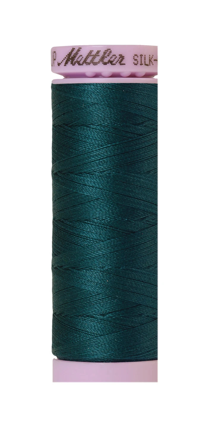 Mettler 0314 Silk-Finish 50wt Solid Cotton Thread 164yd/150M Spruce
