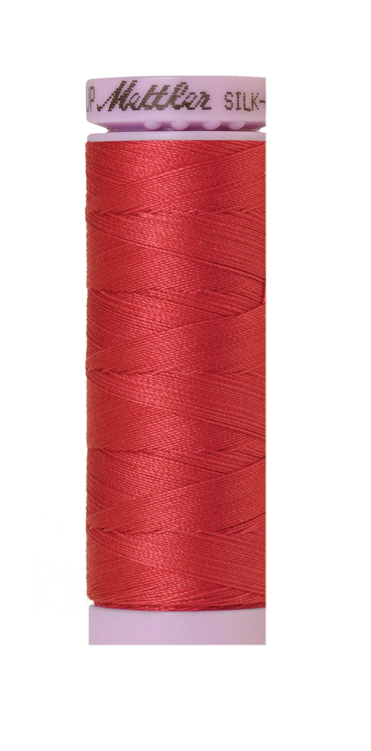 Mettler 0628 Silk-Finish 50wt Solid Cotton Thread 164yd/150M Blossom