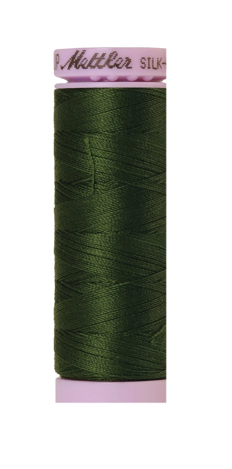 Mettler 0886 Silk-Finish 50wt Solid Cotton Thread 164yd/150M Cypress