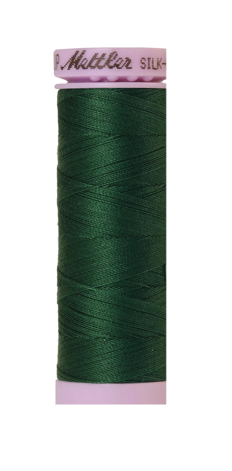 Mettler 0905 Silk-Finish 50wt Solid Cotton Thread 164yd/150M Verdant Green