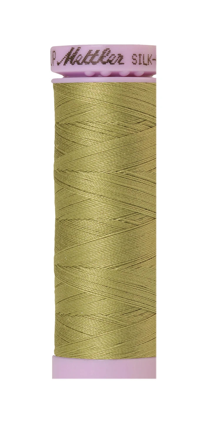 Mettler 1148 Silk-Finish 50wt Solid Cotton Thread 164yd/150M Seaweed
