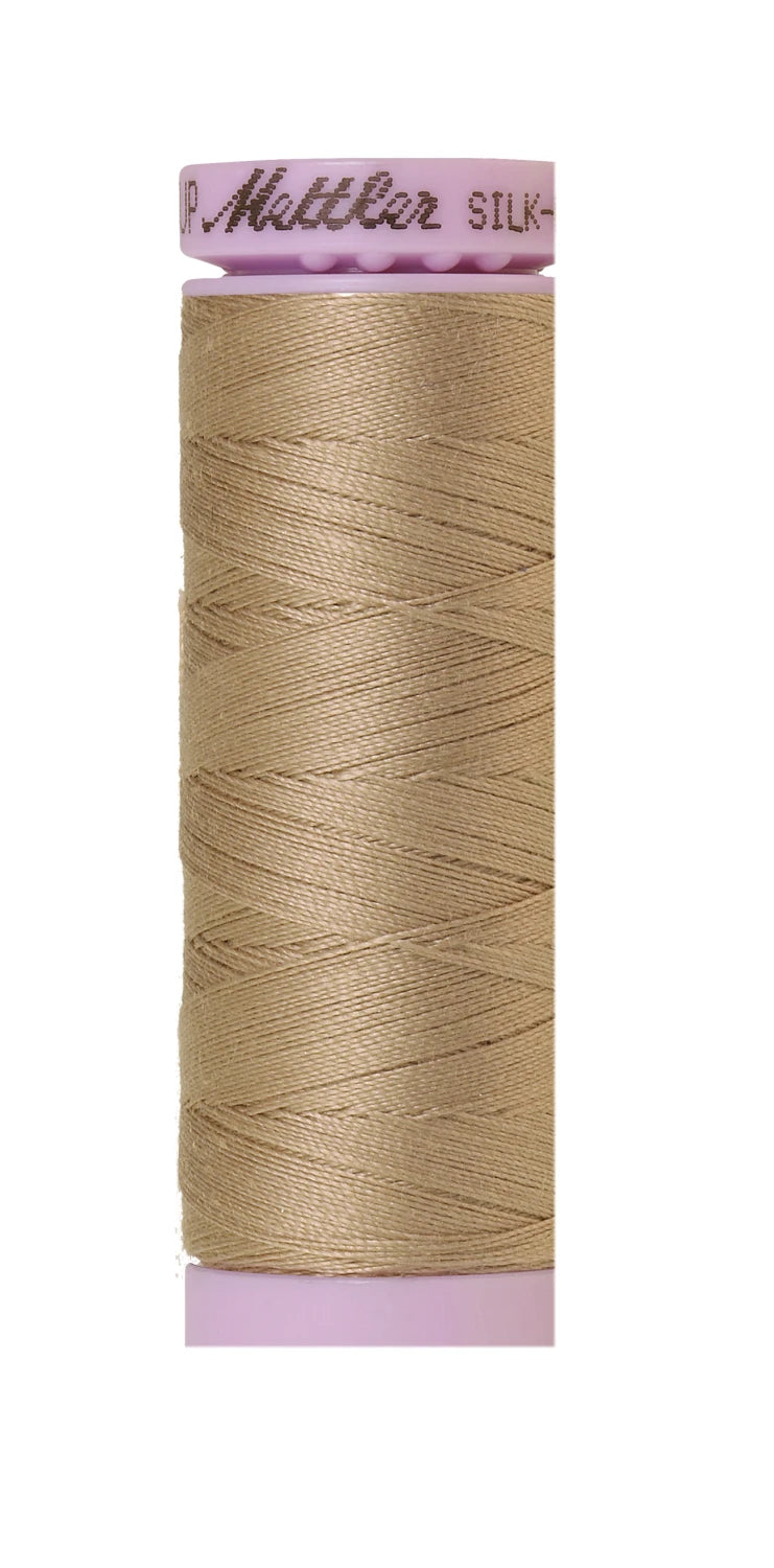 Mettler 1222 Silk-Finish 50wt Solid Cotton Thread 164yd/150M Sandstone