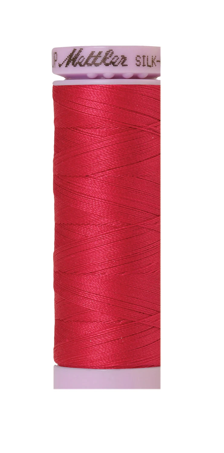 Mettler 1392 Silk-Finish 50wt Solid Cotton Thread 164yd/150M Currant