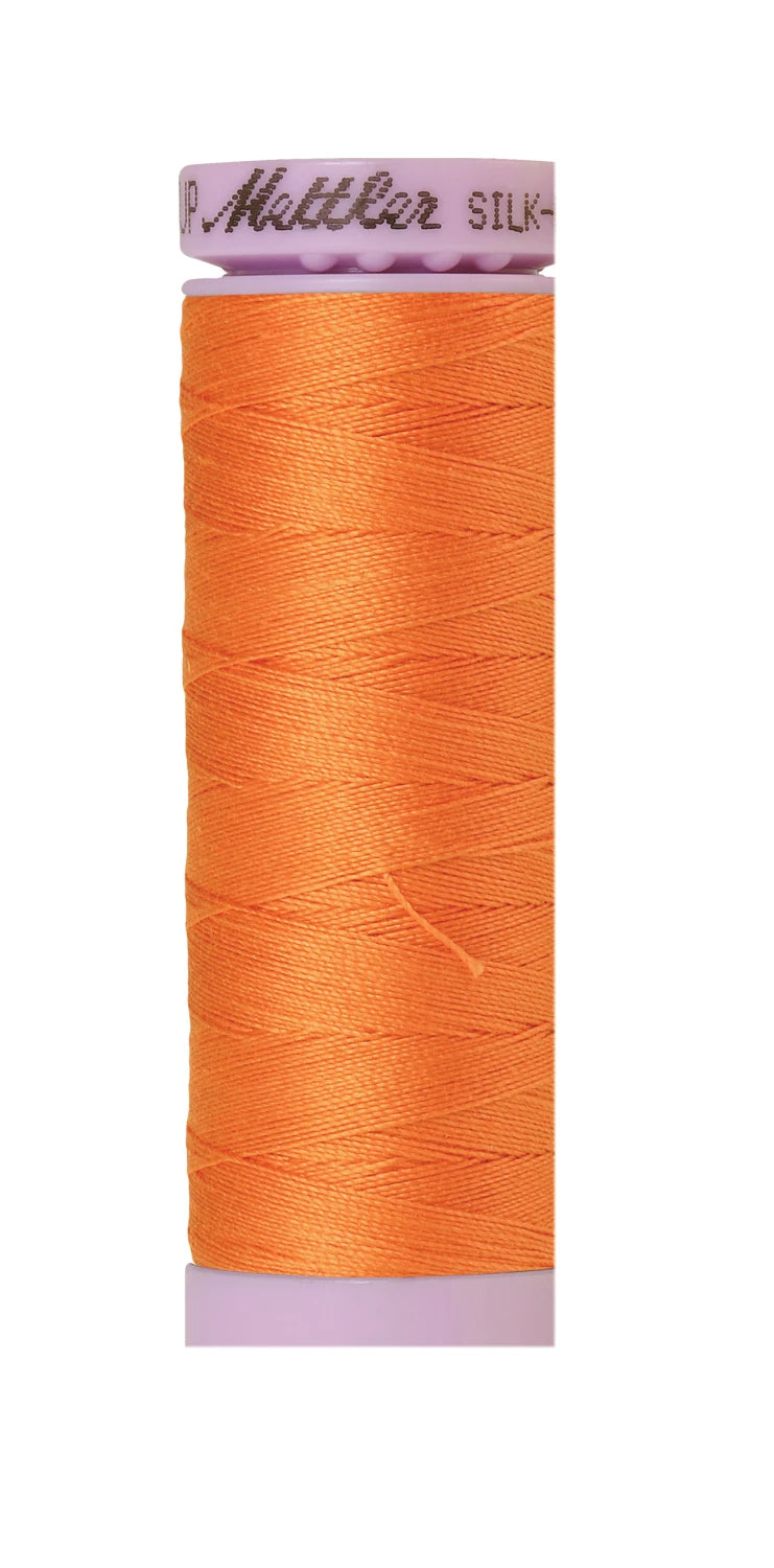 Mettler 1401 Silk-Finish 50wt Solid Cotton Thread 164yd/150M Harvest