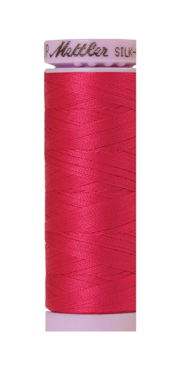 Mettler 1421 Silk-Finish 50wt Solid Cotton Thread 164yd/150M Fuschia