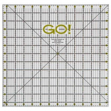 Accuquilt Go! Quilting Ruler 12.5 x 12.5