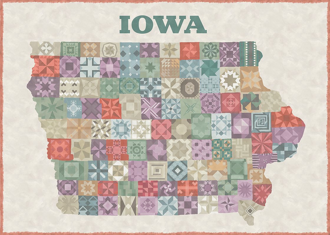 All Iowa Shop Hop 2025 Iowa Panel 5236