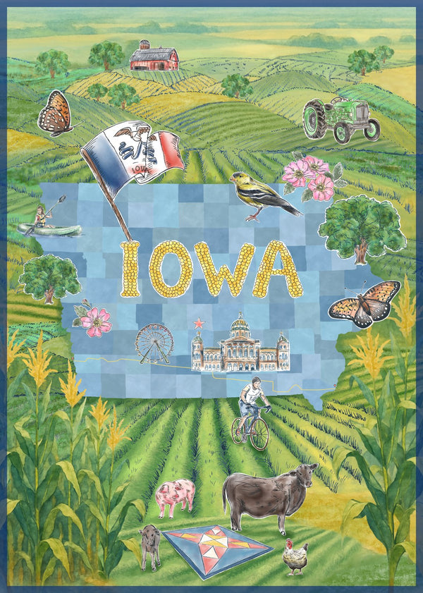All Iowa Shop Hop 2026 Panel 30' x 44' 6300